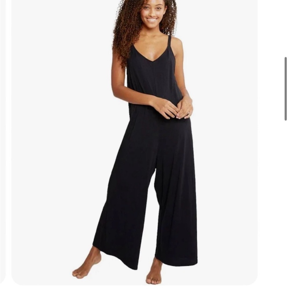 Eberjey Charlie Jumpsuit Black Size Small